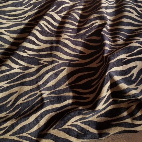 Other Animal Print Upholstery Fabric 15 Yards Black Brown Poshmark